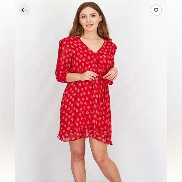 The Kooples XSport viscose wrap dress, US0 - Picture 3 of 16